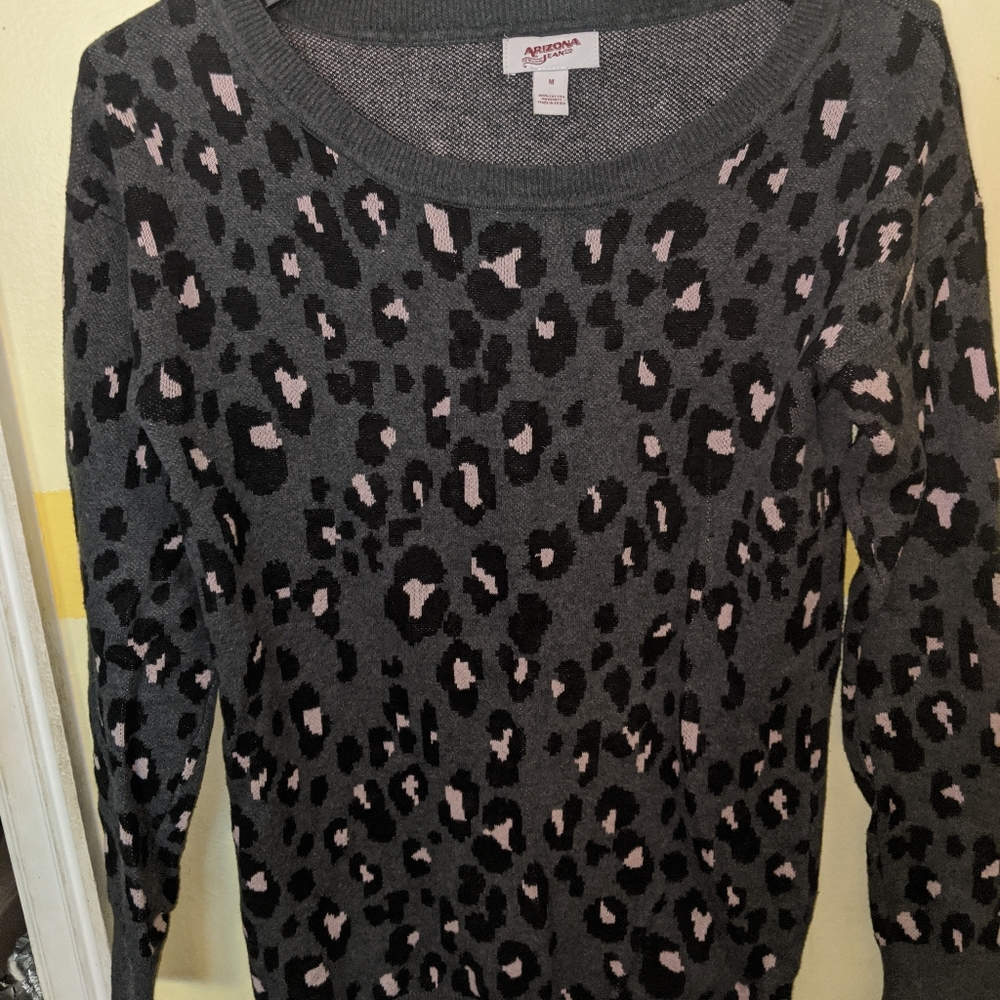 Leopard print sweater